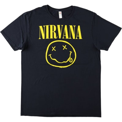 古着 フルーツオブザルーム FRUIT OF THE LOOM NIRVANA ニルヴァーナ バンドTシャツ バンT メンズL相当/eaa657898