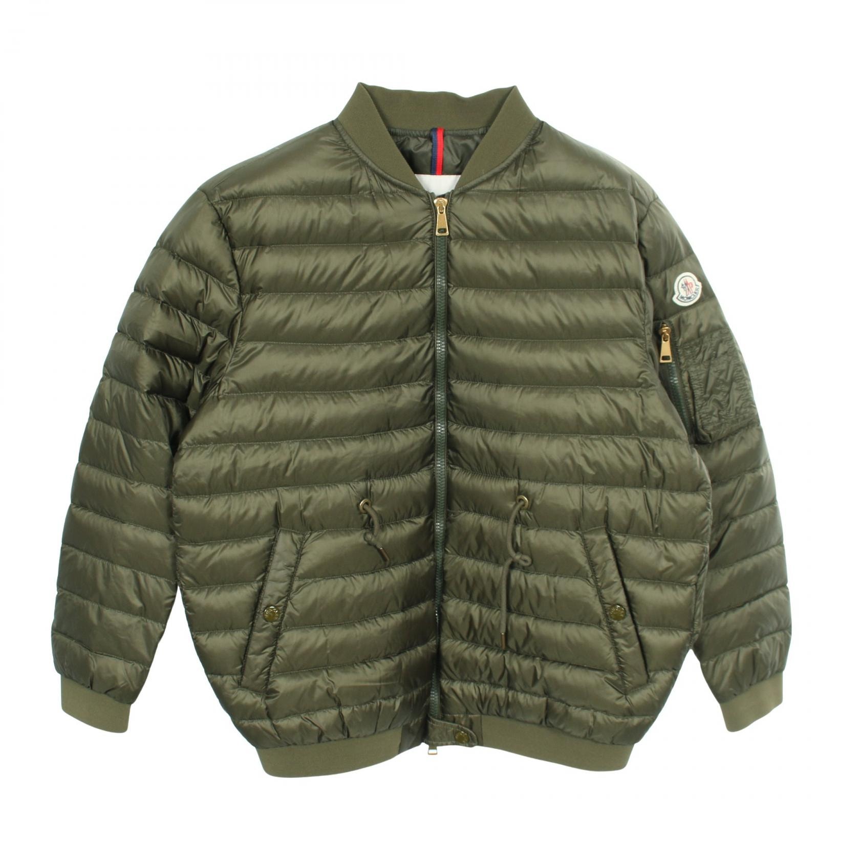 モンクレール MONCLER GAUFRE ダウンジャケット 衣料品 アウター ナイロン レディース カーキ系 【中古】