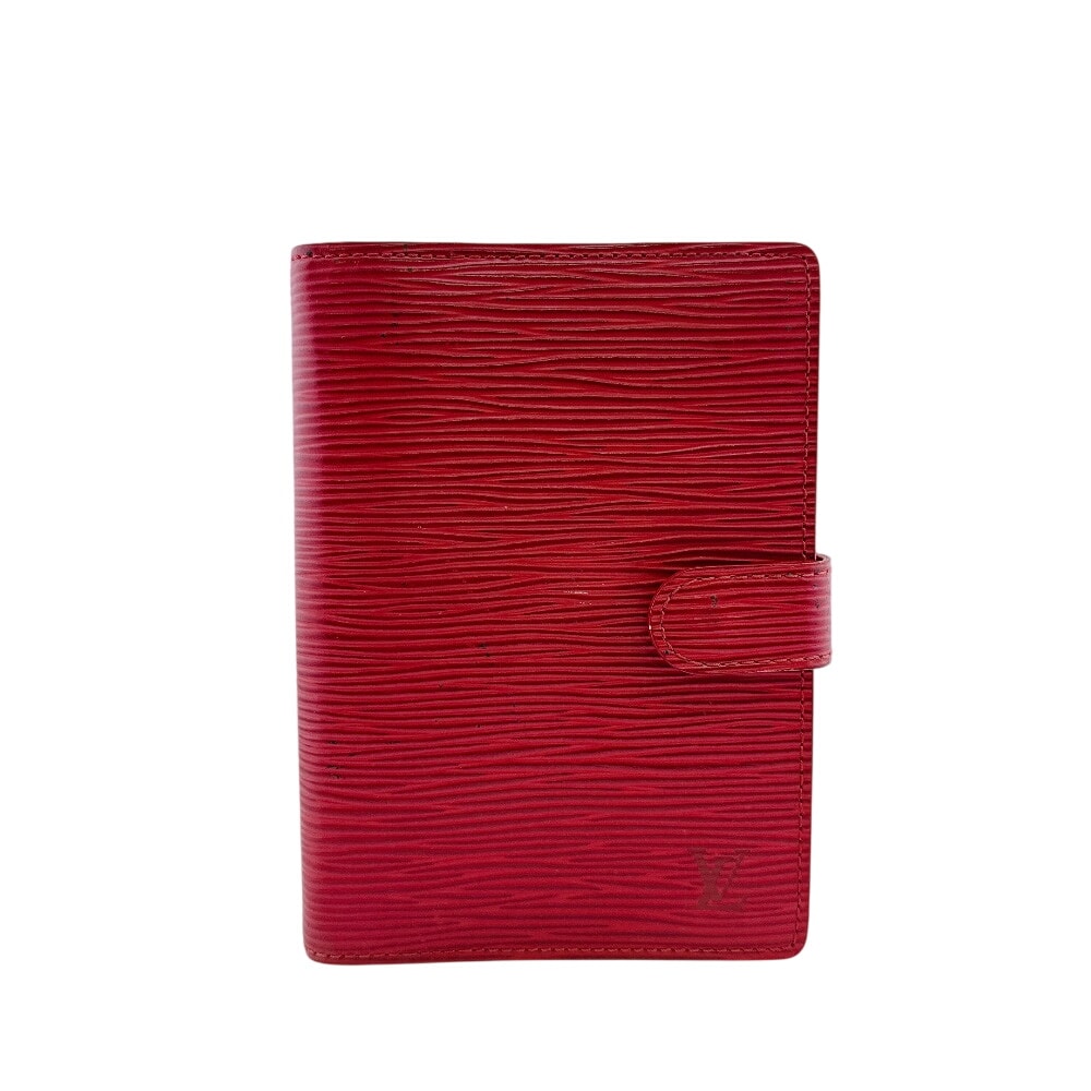 ルイヴィトン LOUIS VUITTON 手帳カバー エピ アジェンダPM R20057 レッド
