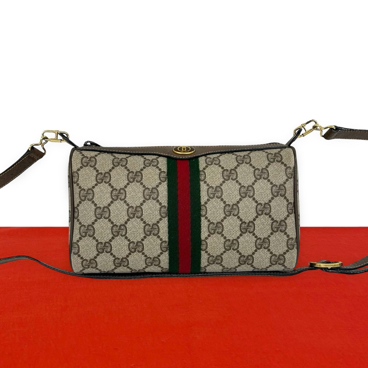B (目立った傷や汚れなし)】GUCCI グッチ シェリーライン GG ロゴ 柄