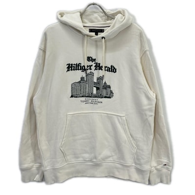 トミーヒルフィガー MW40066 25年 ホワイト ヘラルドスカイラインパーカー M