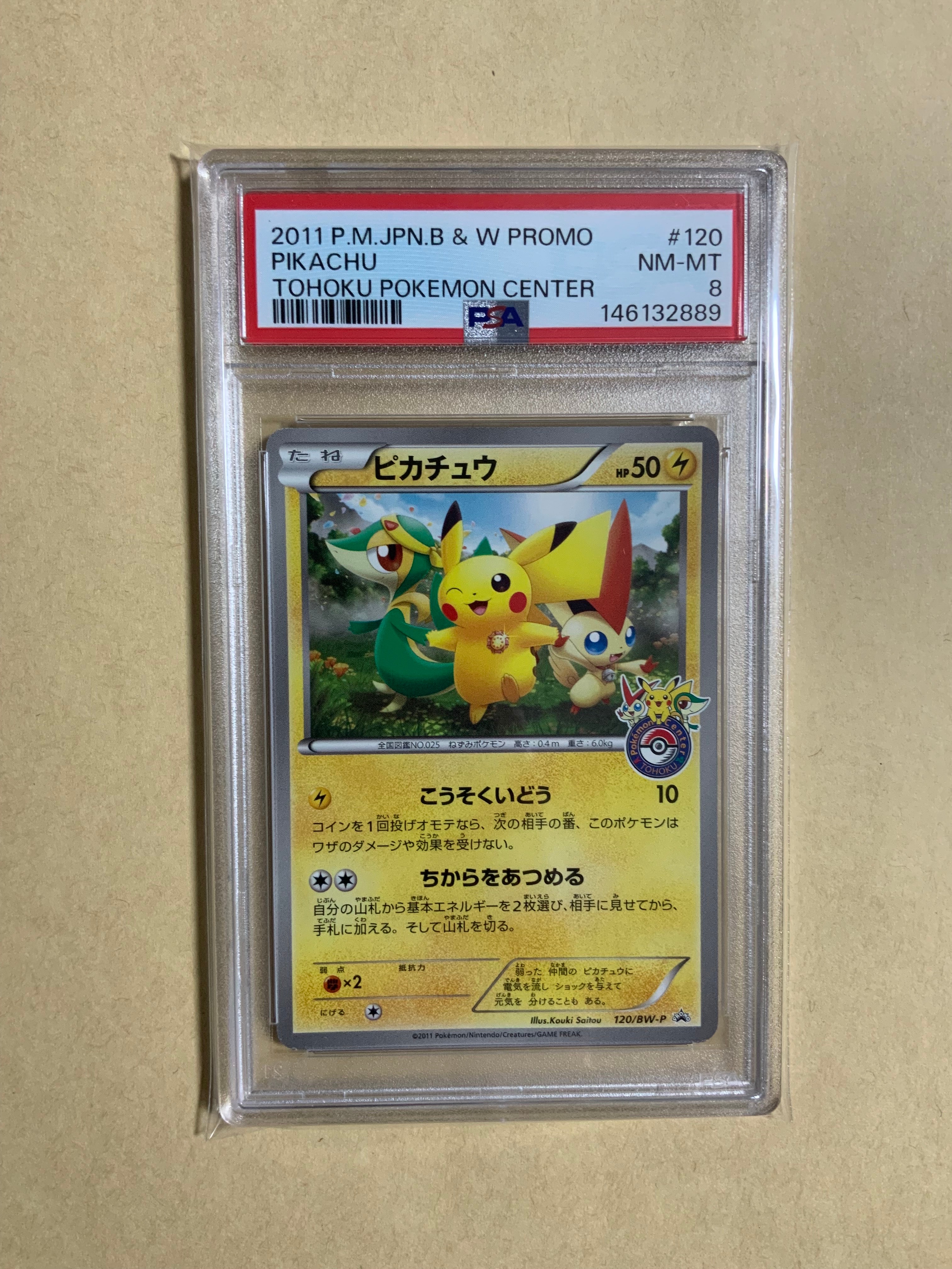 ピカチュウ P [BW-P 120/BW-P](プロモーションカード「ポケモンセンタートウホク オープン記念プレゼント」)