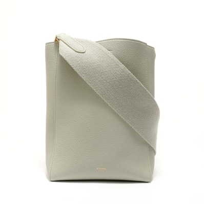 セリーヌ CELINE サングル バケット レザー ショルダーバッグ【中古】