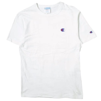 Champion チャンピオン Heritage C Logo S/S T-Shirt ヘリテージショートスリーブTシャツ S ホワイト 半袖 ロゴ刺繍 USA トップス g15029