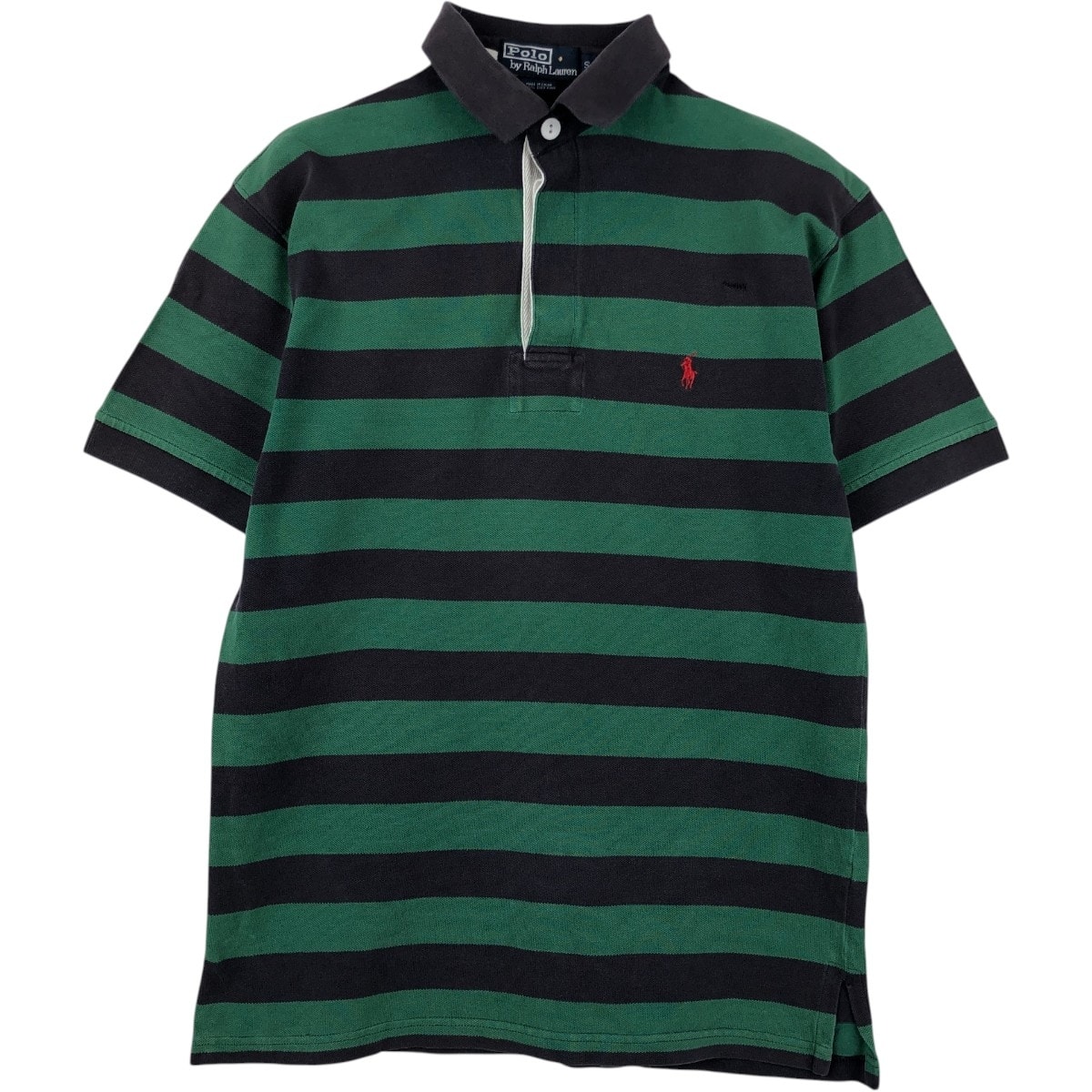 古着 ラルフローレン Ralph Lauren POLO by Ralph Lauren 半袖 ボーダー ポロシャツ メンズS相当/eaa657445
