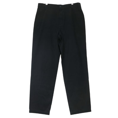 美品 A.P.C. アーペーセー LAWRENCE CHINO PANTS 24256-1-54791 ローレンス チノ パンツ ブラック ボトムス サイズL