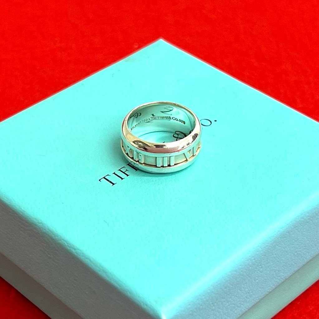 TIFFANY&Co. ティファニー アトラス シルバー925 リング・指輪 10号 シルバー
 3981c