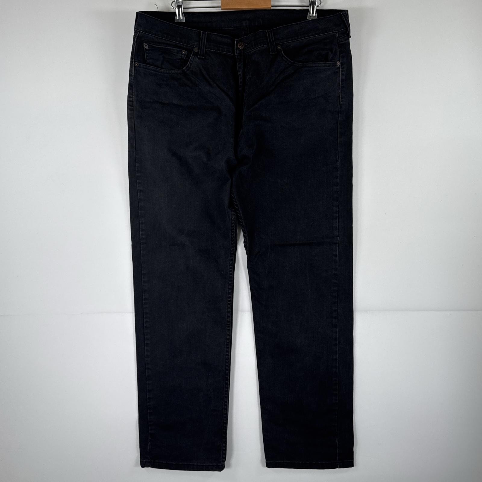 古着 リーバイス Levi's デニムパンツ 505 ジーパン ストレート 大きいサイズ ジップフライ ジーンズ ストレッチ w40 L32  ブラック メンズ