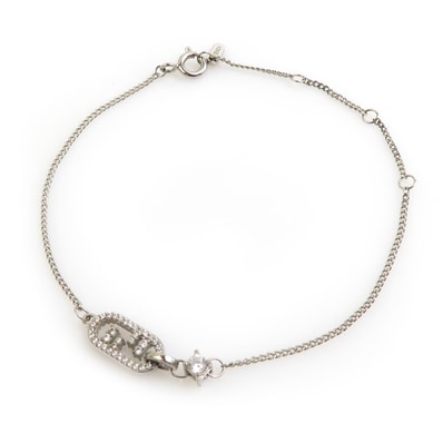 フェンディ FENDI ブレスレット オーロック メタル シルバー レディース【中古】 h31483g