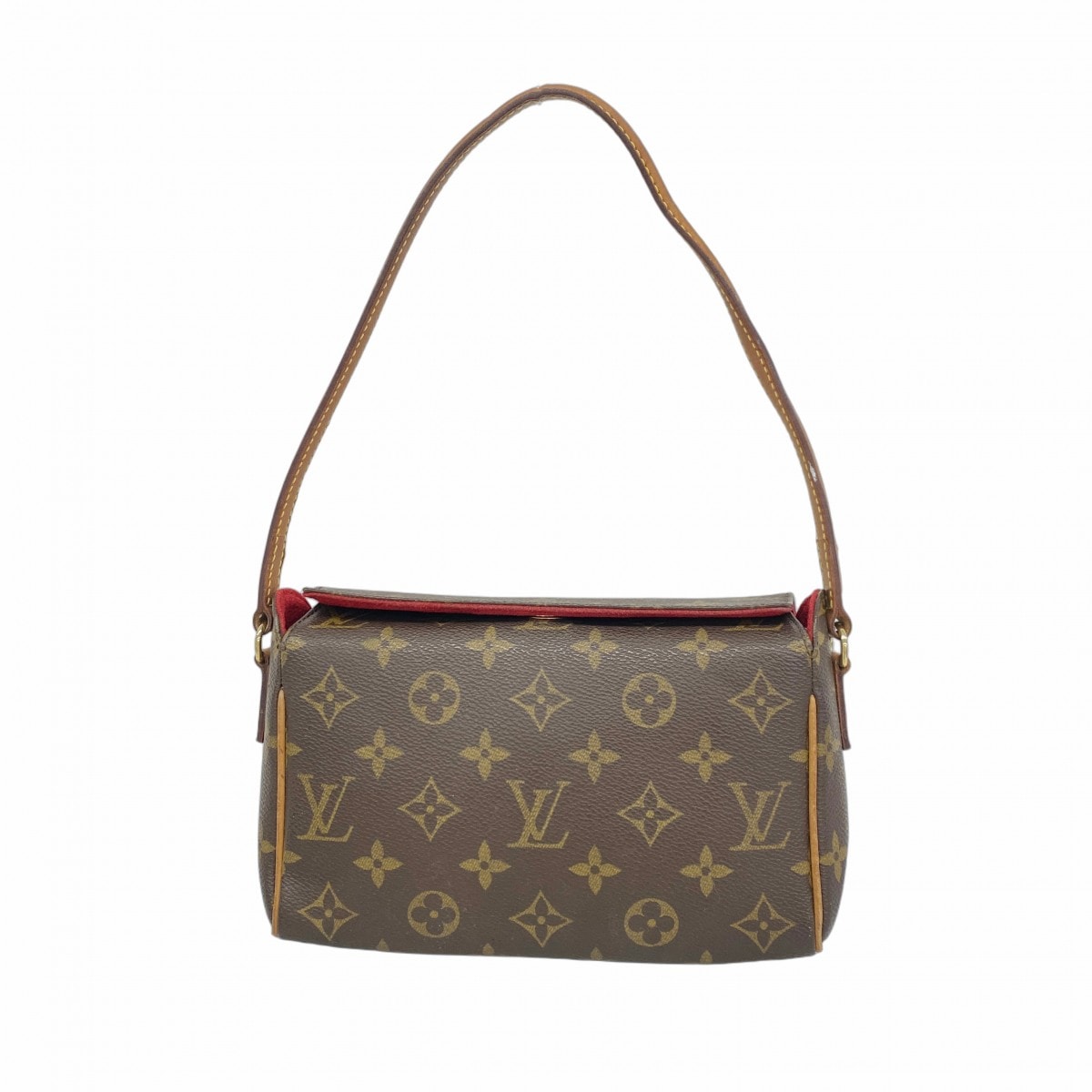 【6dc2936】ルイヴィトン ハンドバッグ モノグラム レシタル M51900 ブラウン【中古】レディース