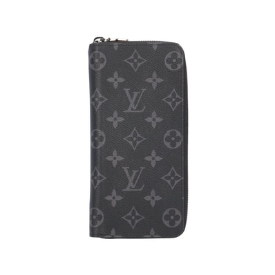 ルイヴィトン ジッピーウォレット ヴェルティカル モノグラムエクリプス 長財布 モノグラムエクリプス M62295 メンズ LOUIS VUITTON 中古
