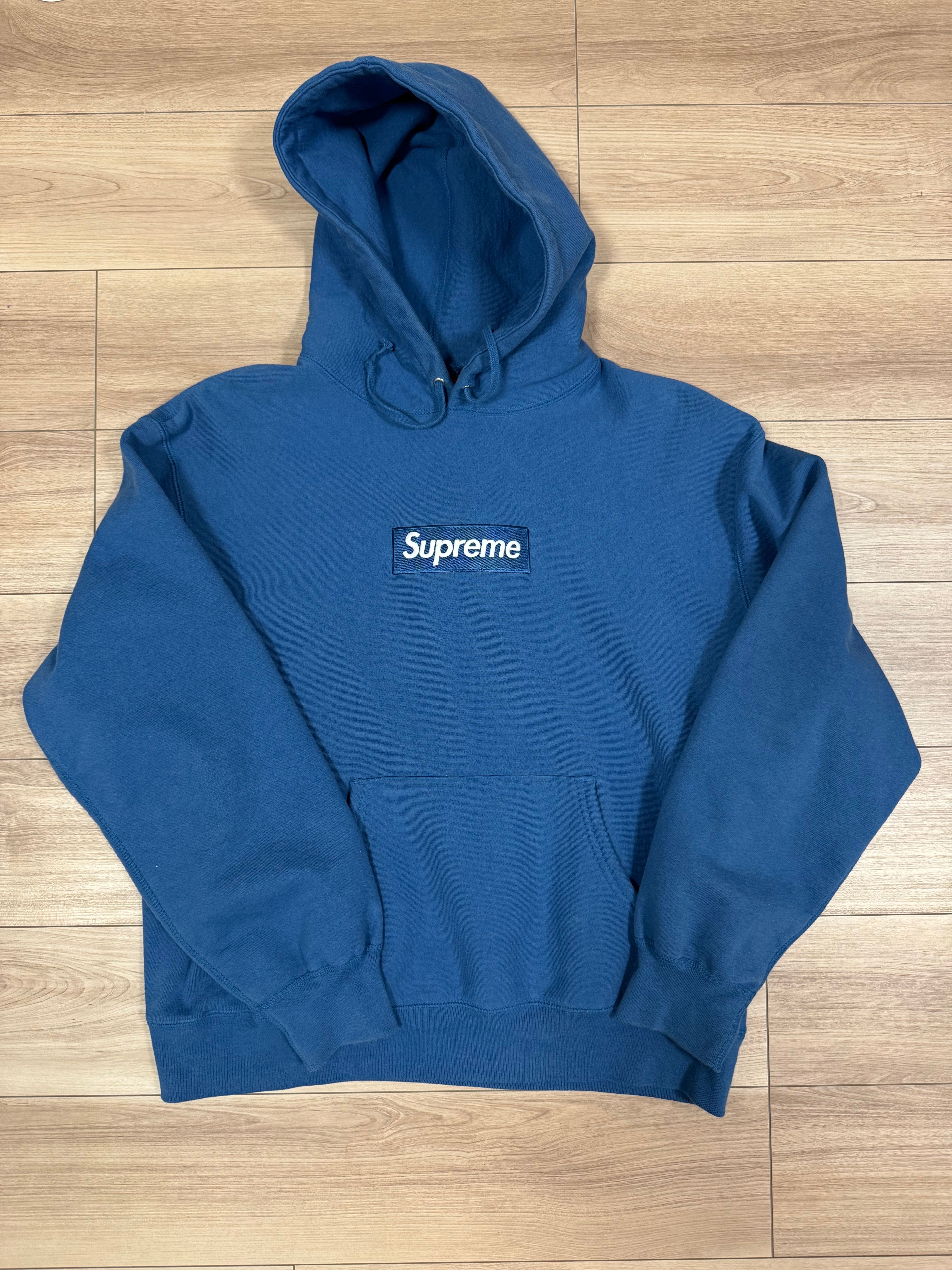 Supreme Box Logo Hooded Sweatshirt "Blue" (23FW)
