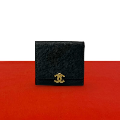 CHANEL シャネル ココマーク レザー コインケース ブラック
16575