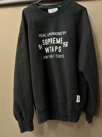 Supreme / WTAPS Crewneck "Black" 21274SPD-CSM03S