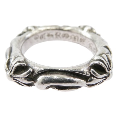 CHROME HEARTS クロムハーツ(原本無) リング SBT BAND バンド リング シルバー系 10.5号【中古】