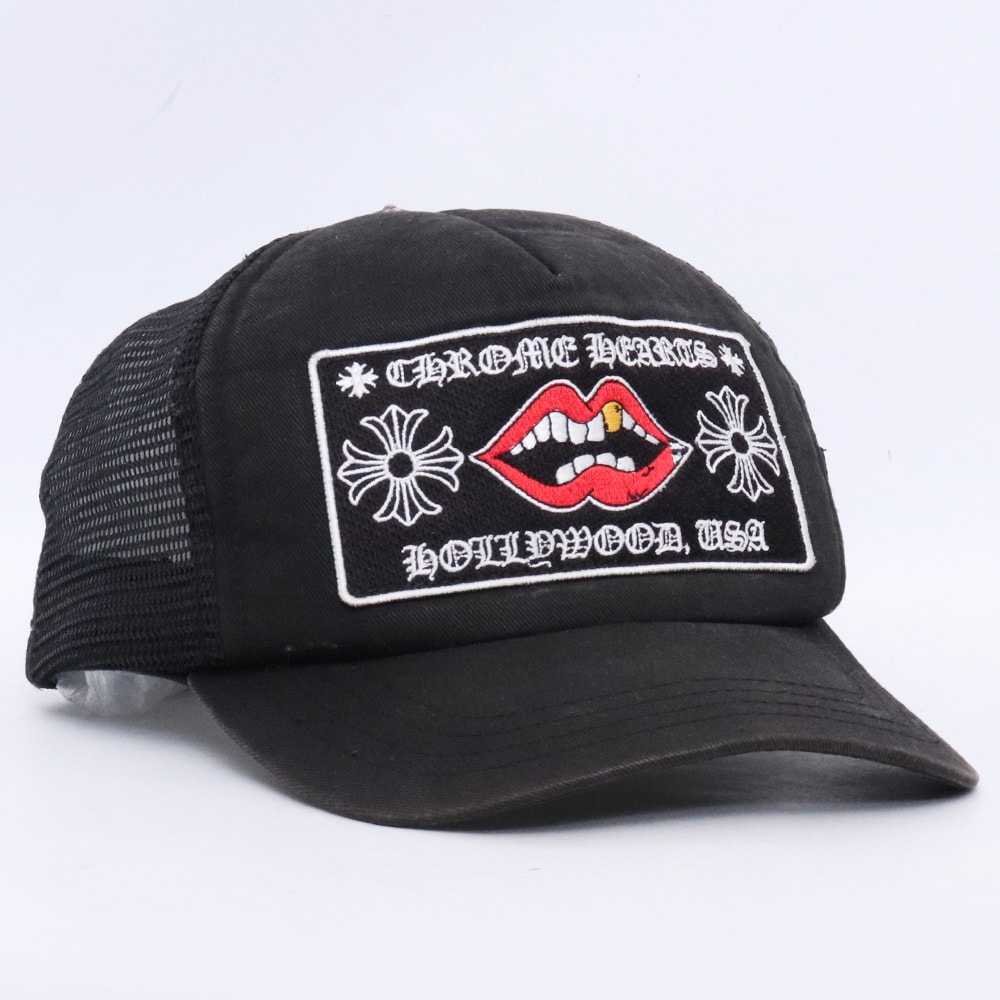 Chrome Hearts Tracker Cap Chomper "Black"