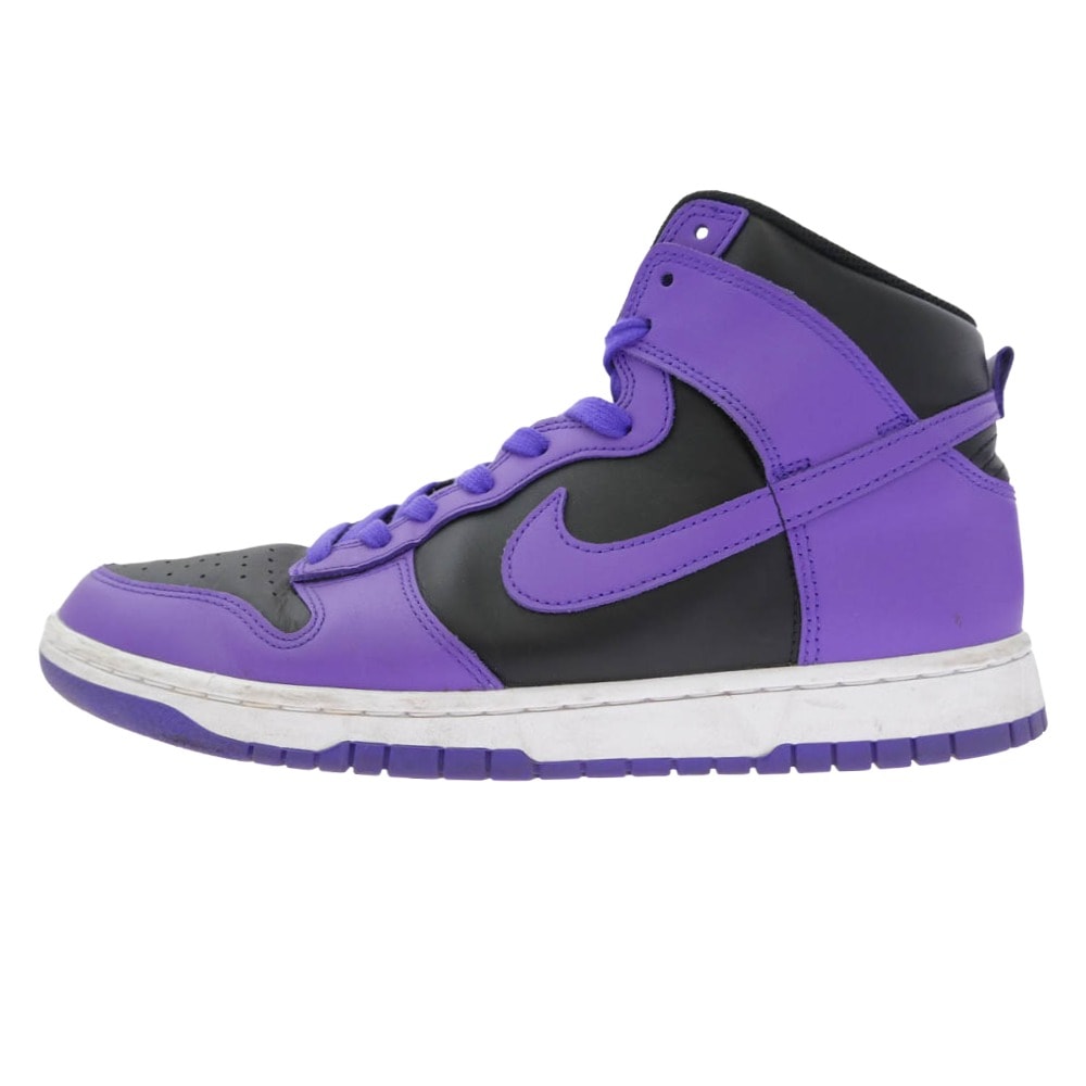 NIKE ナイキ スニーカー DV0829-500 Dunk High Psychic Purple ダンク ハイ サイキック パープル ハイカット スニーカー ブラック系 パープル系 28cm【中古】