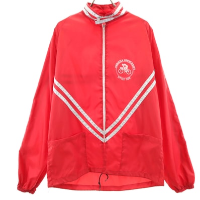 Champion チャンピオン 70s ランタグ ヴィンテージ INDIANA UNIVERSITY LITTLE 500 ナイロンジャケット M レッド