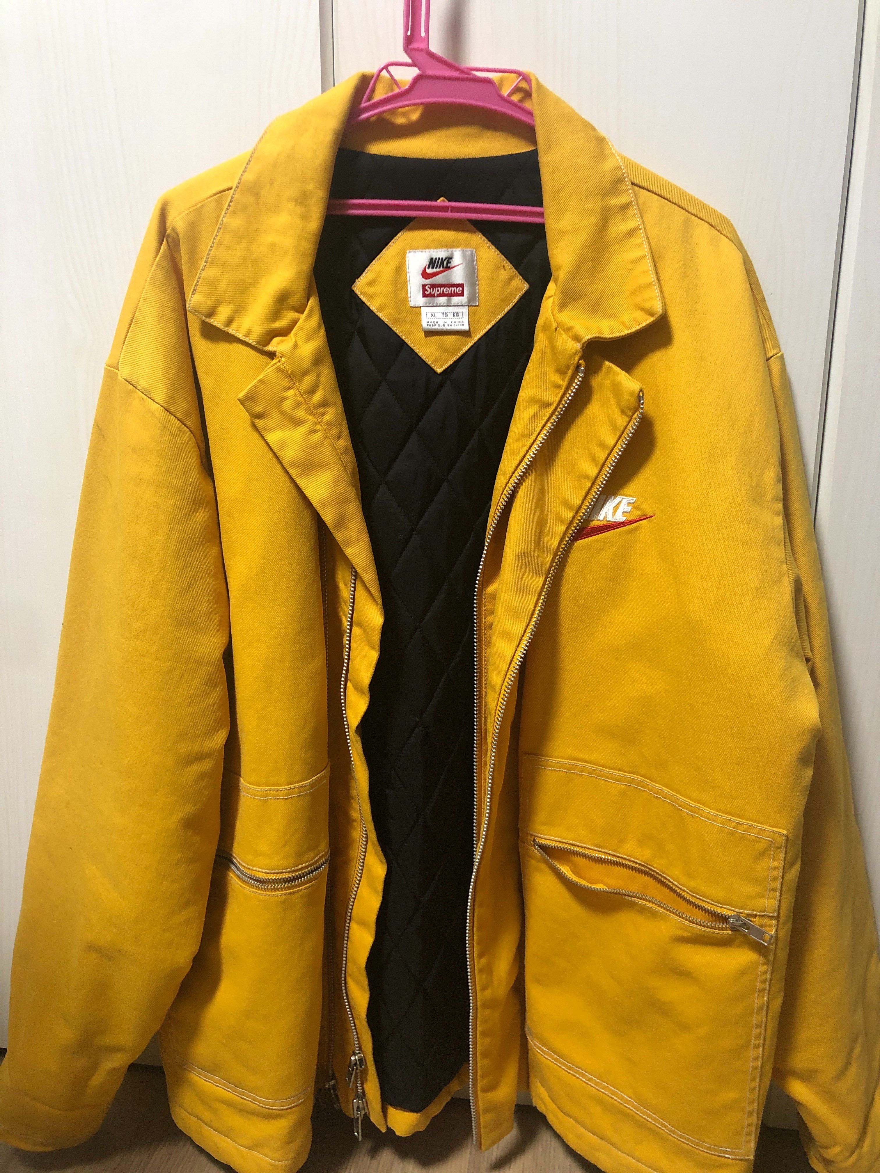 Supreme / NIKE® Double Zip Work Jacket "Yellow"