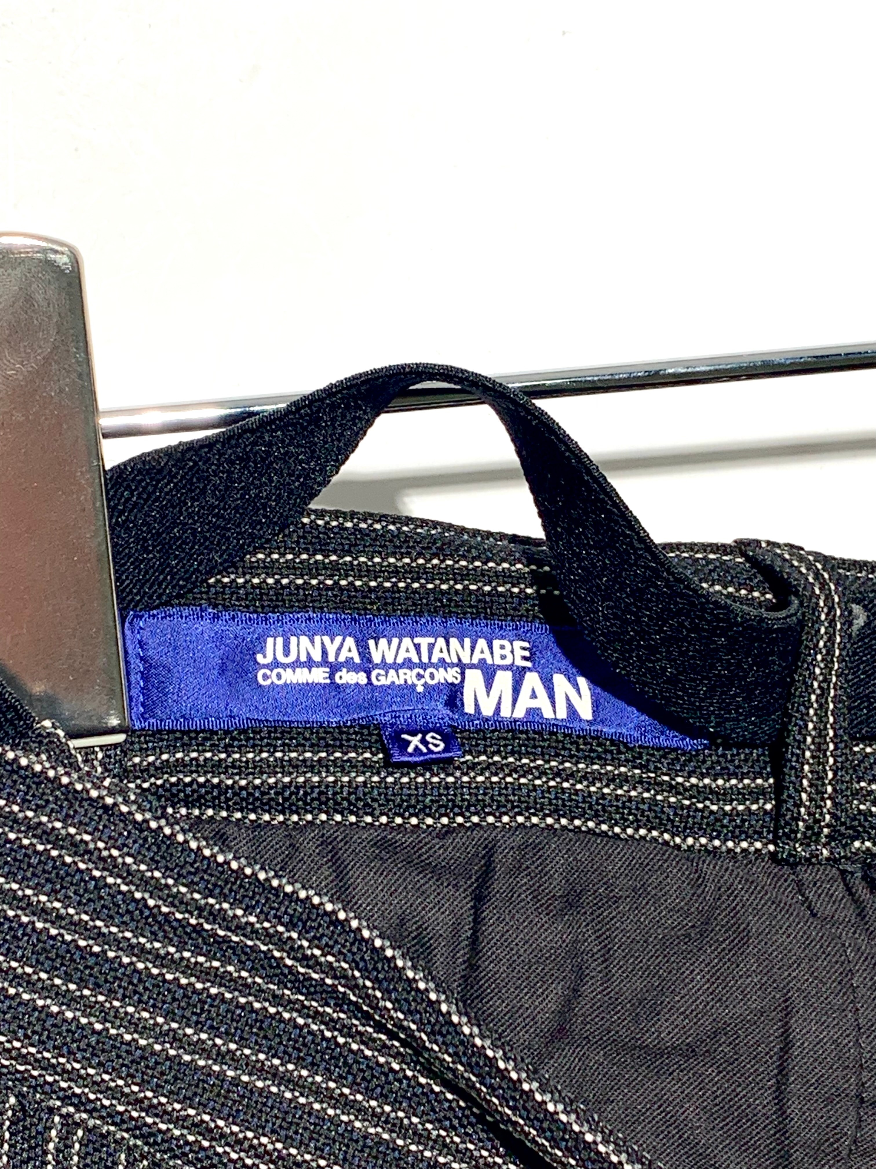 JUNYA WATANABE COMME des GARÇONS MAN patchwork Stripe pants Blackxgray 13AW