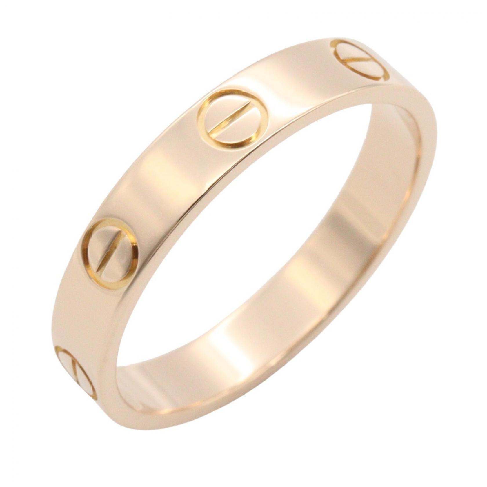 カルティエ CARTIER ミニラブ リング リング・指輪 ジュエリー K18PG(ピンクゴールド) メンズ レディース ゴールド系 B4085200 【中古】