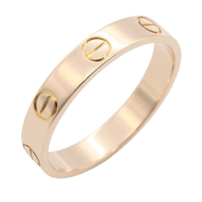 カルティエ CARTIER ミニラブ リング リング・指輪 ジュエリー K18PG(ピンクゴールド) メンズ レディース ゴールド系 B4085200 【中古】