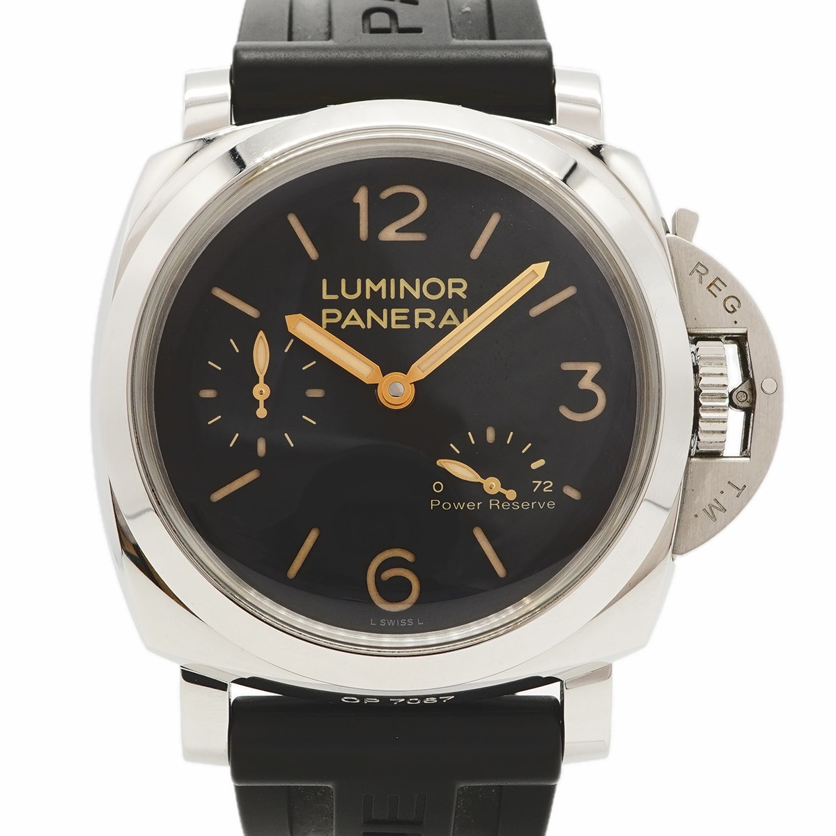 【6wea0060】オフィチーネパネライ ルミノール 1950 PAM00423 黒文字盤【中古】腕時計 メンズ