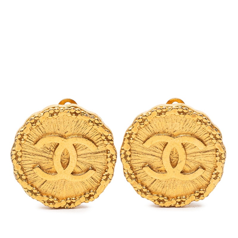 シャネル ヴィンテージ ココマーク イヤリング ゴールド メッキ レディース CHANEL 【中古】