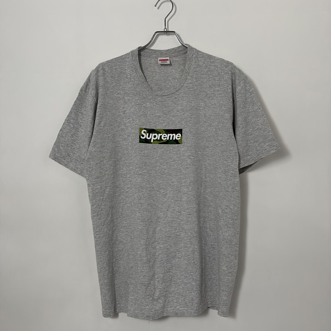 Supreme Box Logo Tee "Ash Grey" (23FW)