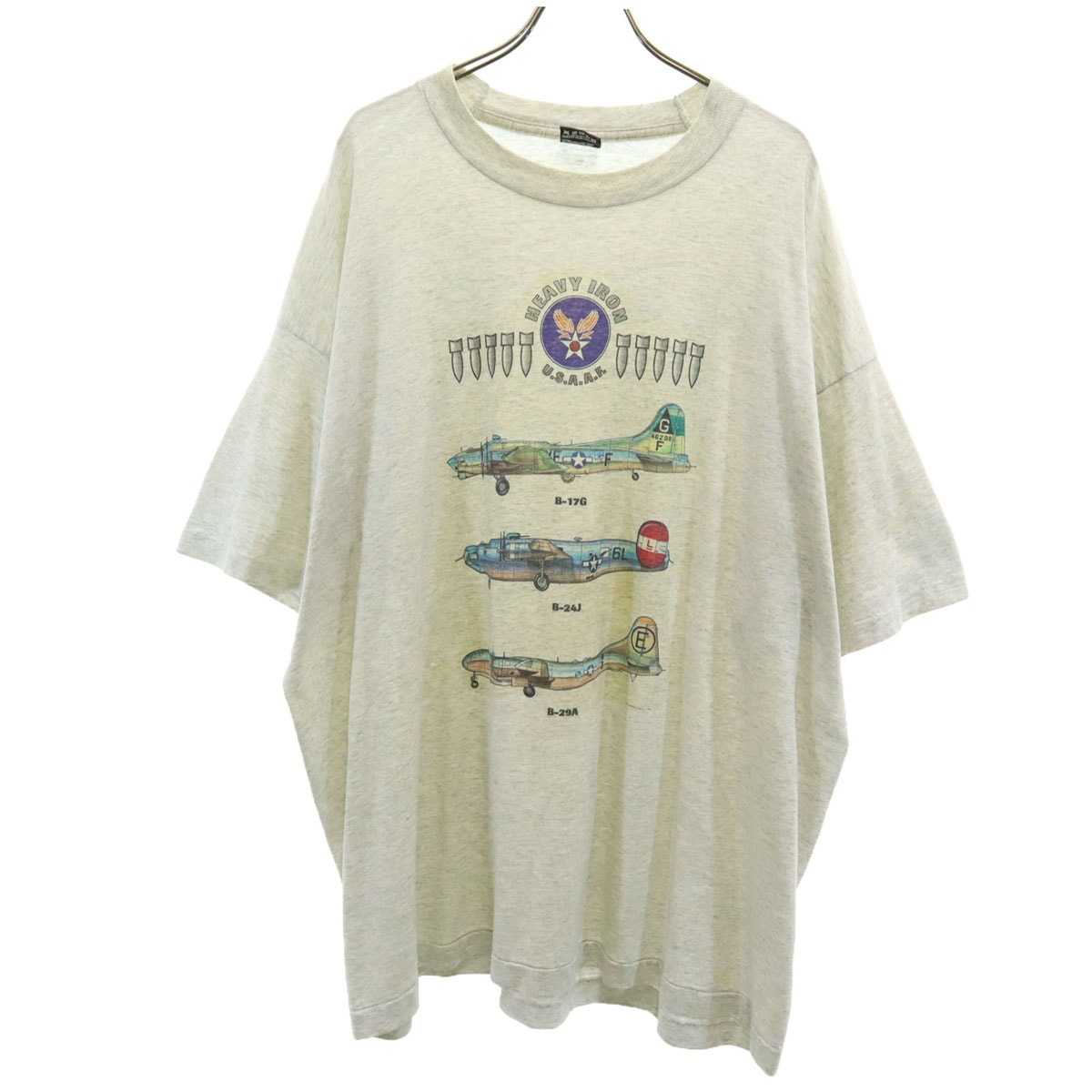 FRUIT OF THE LOOM フルーツオブザルーム 90s USA製 オールド 半袖 Tシャツ XXL グレー BEST ビックサイズ シングルステッチ