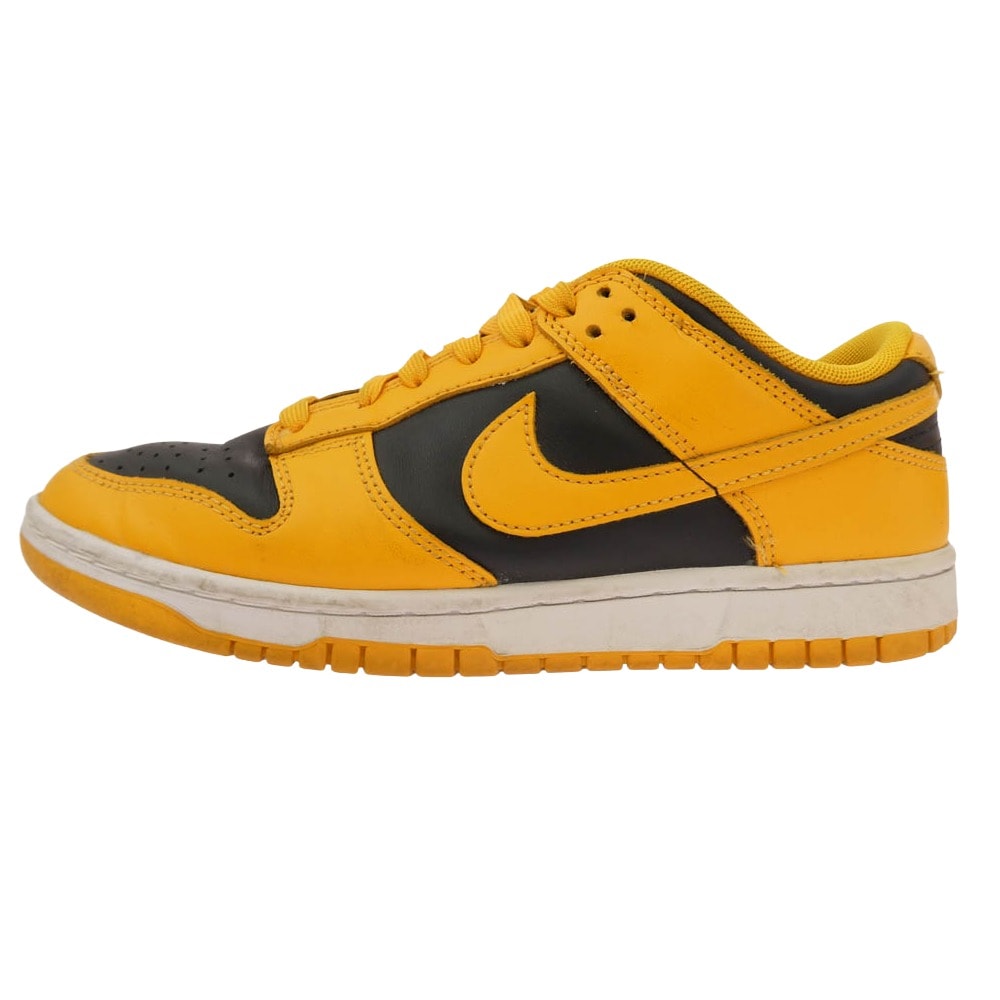 NIKE ナイキ スニーカー DD1391-004 Dunk Low Championship Goldenrod ダンクロー チャンピオンシップ ゴールデンロッド スニーカー イエロー系 ブラック系 25.5cm【中古】