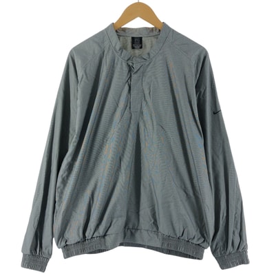 古着 ナイキ NIKE GOLF ゴルフ ハーフスナップ ナイロン×ポリエステルプルオーバー メンズXL相当/eaa540408