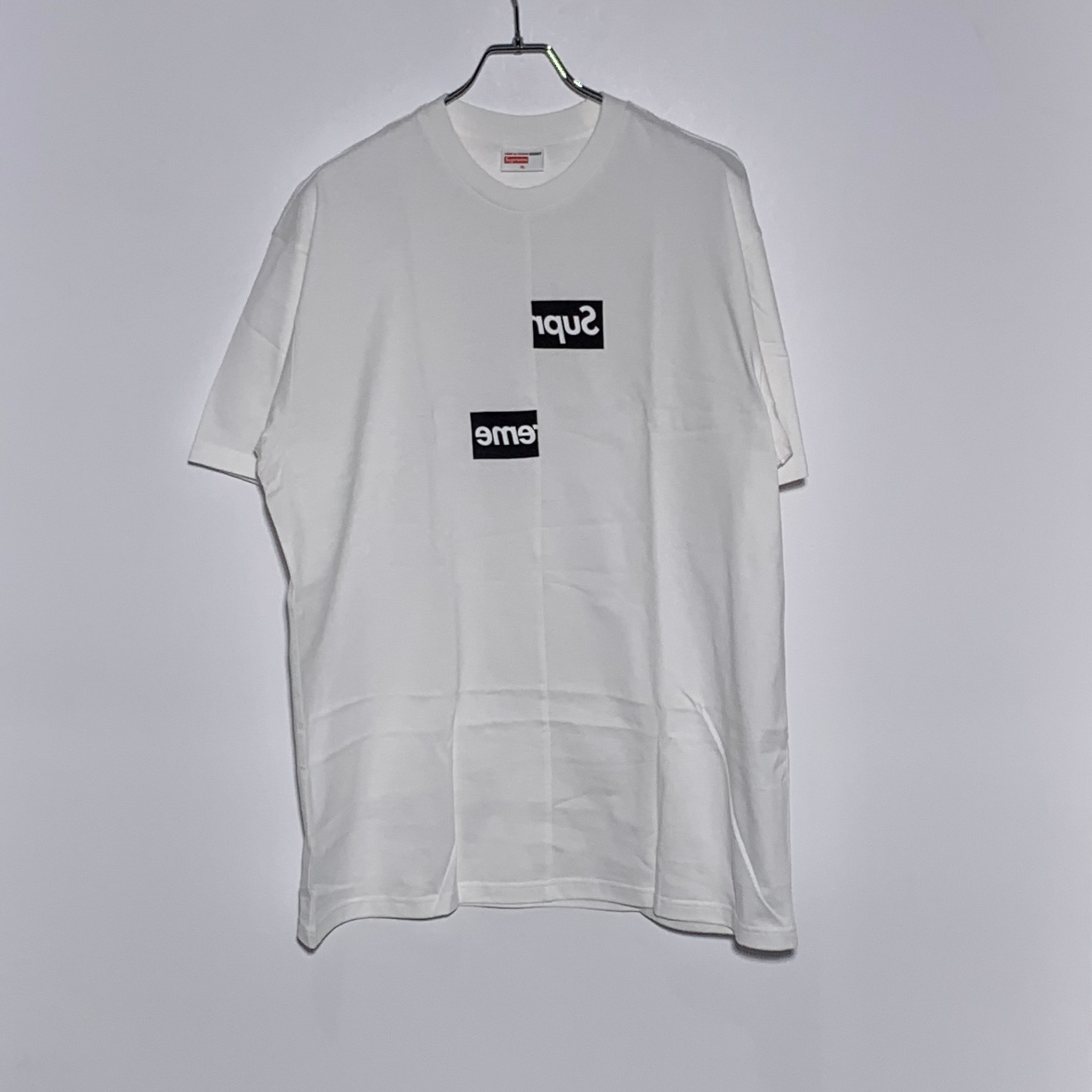 Supreme / Comme des Garçons SHIRT® Split Box Logo Tee "White"