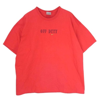 NIKE ナイキ Tシャツ 00s Vintage ヴィンテージ ロゴ プリント 半袖 Tシャツ レッド系 XXL【中古】