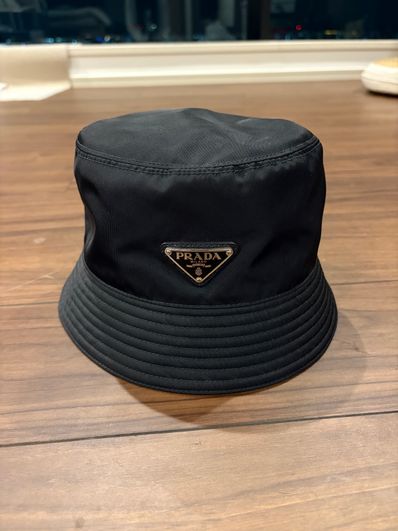 PRADA Re-Nylon Bucket Hat "Black"