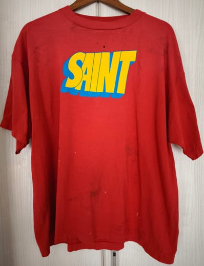 SAINT Mxxxxxx SS Tee Saint "Red"