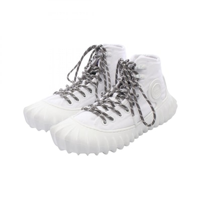 ボッテガヴェネタ BOTTEGA VENETA デンバー スニーカー 靴 ファブリック メンズ ホワイト系 【中古】