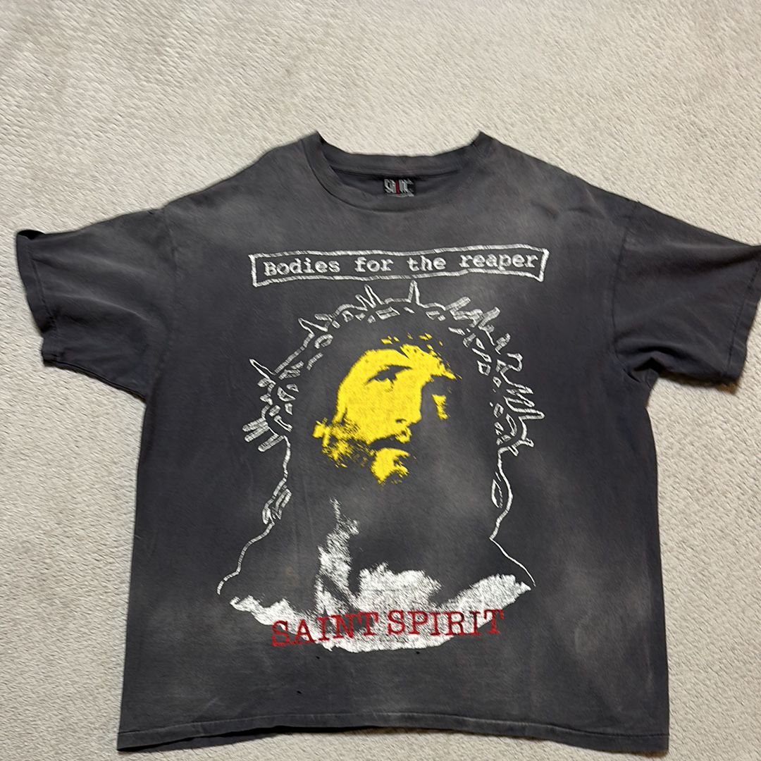 SAINT Mxxxxxx  23AW B For Reaper SS Tee "Black"