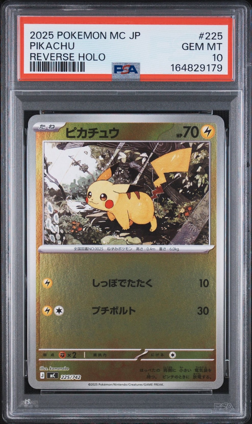 ピカチュウ :ミラー [MC 225/742](スタートデッキ100「バトルコレクション」)