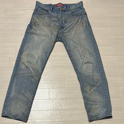 Supreme Regular Jean (25FW) "Dirty Indigo"