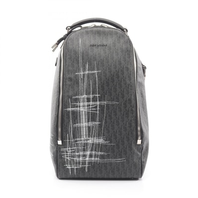 ディオール Dior オブリーク ウエストバッグ ボディバッグ バッグ PVCコーティングキャンバス レザー メンズ グレー系 / ブラック系 / ホワイト系 【中古】