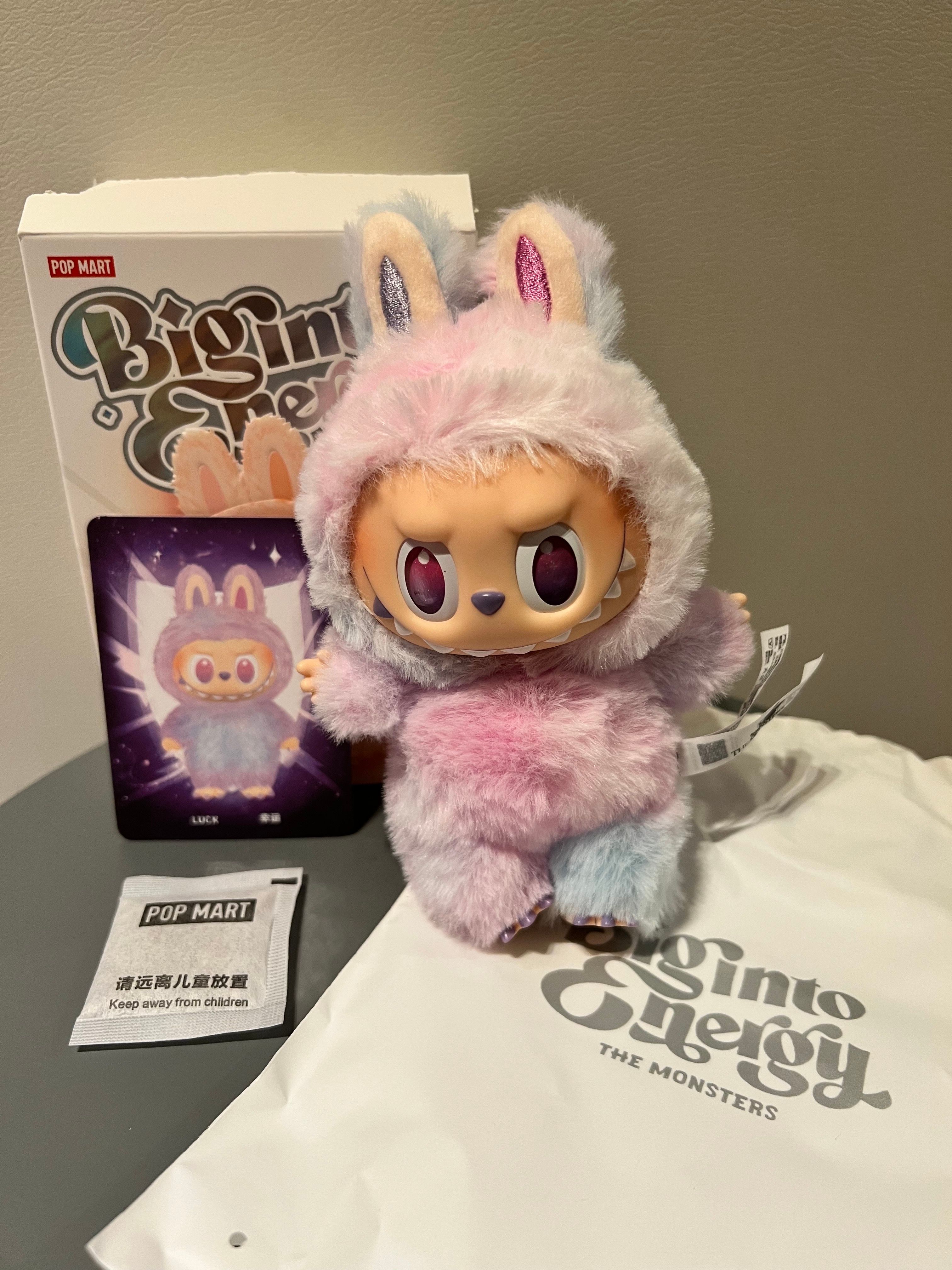 POP MART THE MONSTERS (LABUBU) Big into Energy Series Plush Pendant LUCK