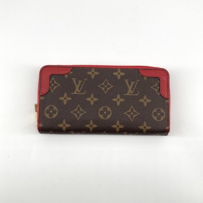 LOUIS VUITTON(ルイ・ヴィトン) モノグラム・レティーロ スリーズ ジッピー・ウォレット M61854 長財布 ブラウン×スリーズ