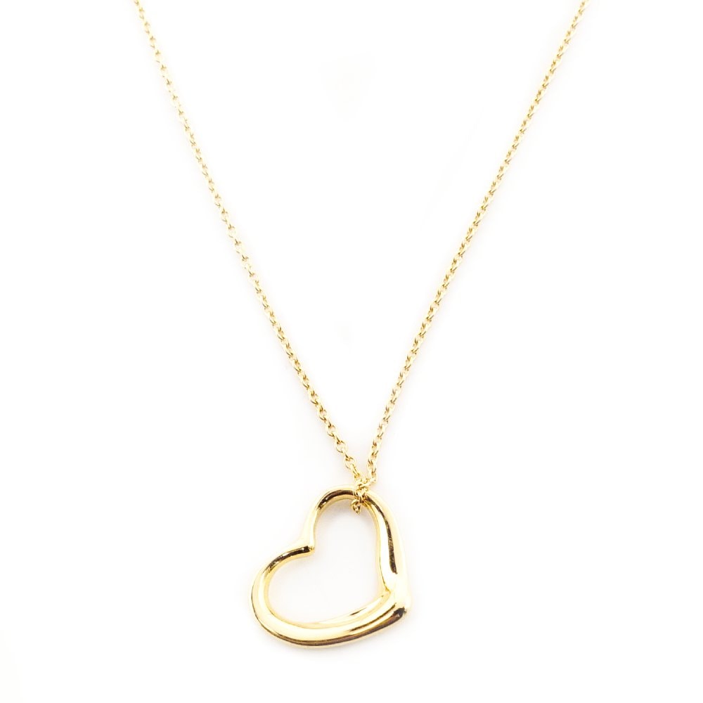 ティファニー オープンハートネックレス レディース