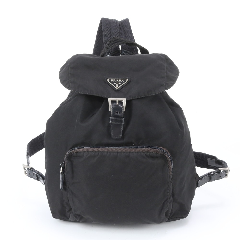 ■美品 プラダ テスート ナイロントライアングルロゴリュックサック
