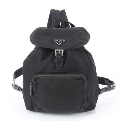 ■美品 プラダ テスート ナイロントライアングルロゴリュックサック