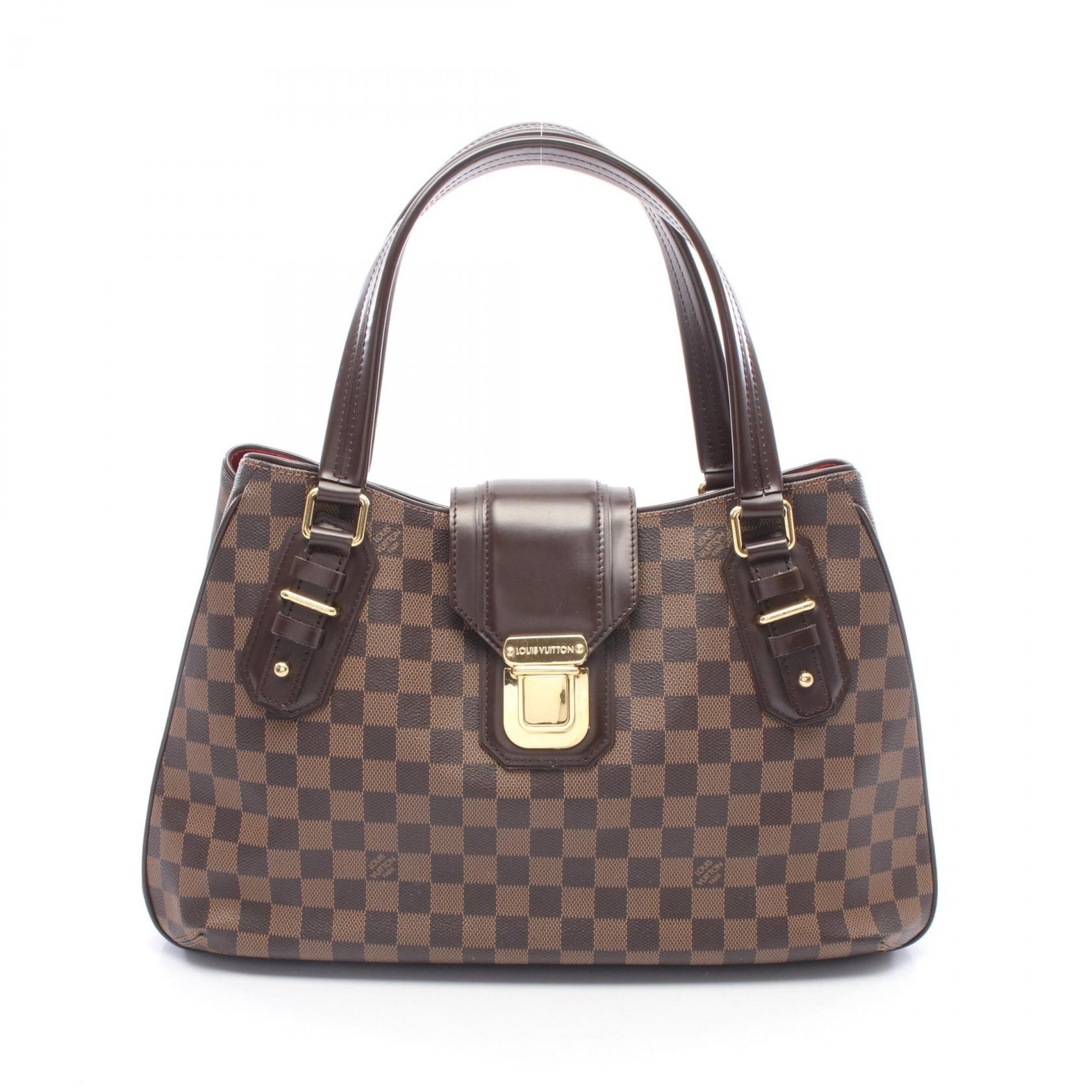 ルイ・ヴィトン LOUIS VUITTON グリート ハンドバッグ バッグ PVCコーティングキャンバス レザー ダミエ エベヌ レディース ブラウン系 N48108 【中古】