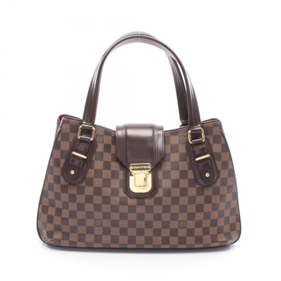 ルイ・ヴィトン LOUIS VUITTON グリート ハンドバッグ バッグ PVCコーティングキャンバス レザー ダミエ エベヌ レディース ブラウン系 N48108 【中古】
