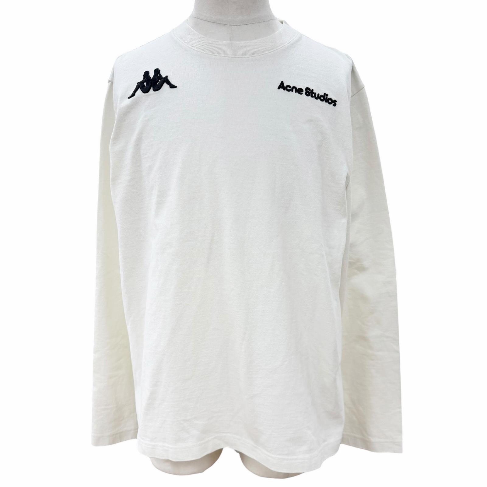 未使用品 アクネストゥディオズ カッパ 長袖Tシャツ ホワイト メンズ S