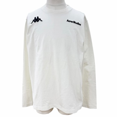未使用品 アクネストゥディオズ カッパ 長袖Tシャツ ホワイト メンズ S